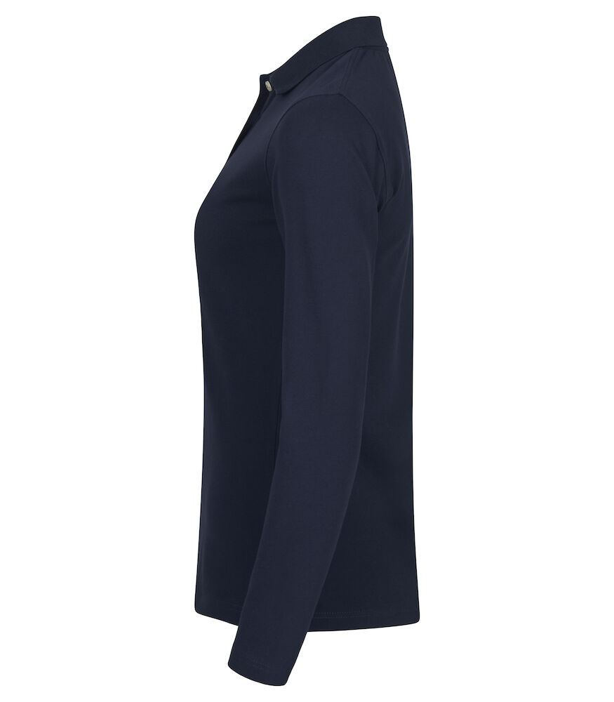 028263-580_StretchPremiumPoloLSWomen_DarkNavy_left